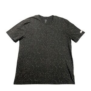 Topo Designs Men's XL Black Speckle Organic Cotton Short Sleeve T-Shirt